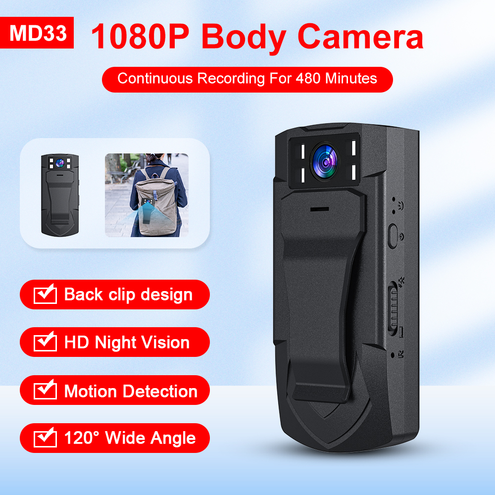 MD33 Body Recorder 1080P Camera