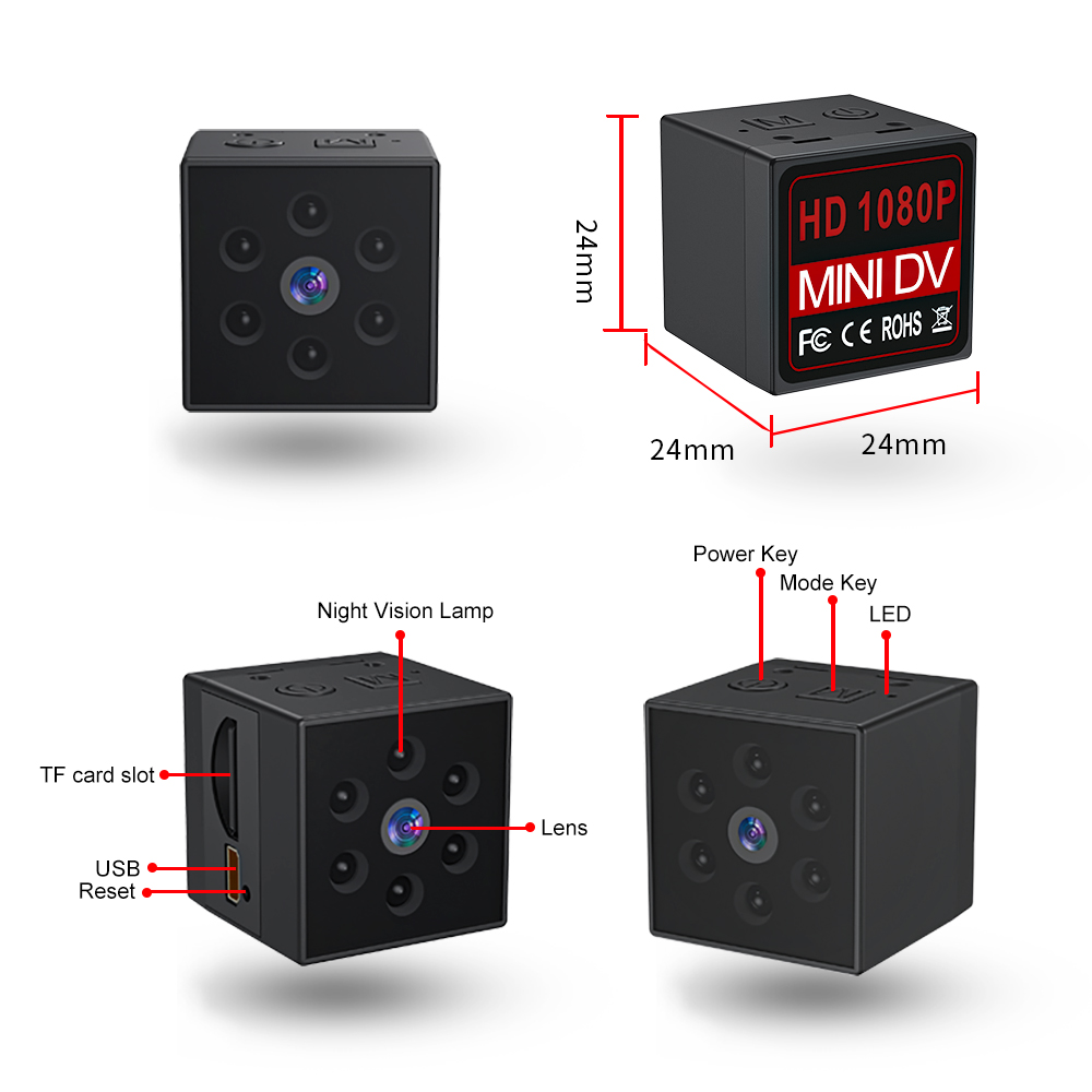 MD23 1080P Mini Camera  Sports DV Recorder