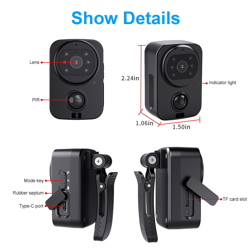 PD01 Mini Waterproof Camera